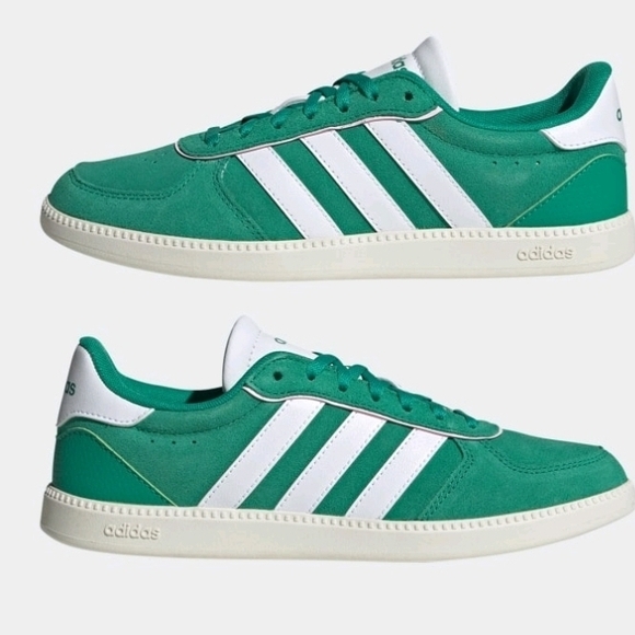 adidas Shoes - NWT- Adidas Breaknet Sleek Green and White Sneakers